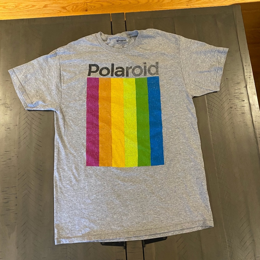 Gray Polaroid T-Shirt